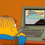 Ralph learning center Minnesota | image tagged in ralph computer,minnesota,somali | made w/ Imgflip meme maker