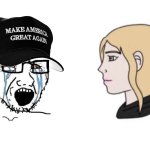 Chud and Trans Woman Wojak