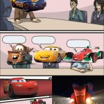 Boardroom meeting suggestion (Cars version