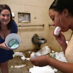 diaper eater in bathroom