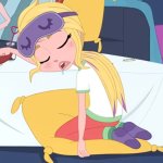 Polly Pocket sleeping