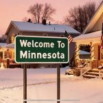 Welcome to Minnesota sign