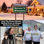 Welcome to Minnesota sign, liberal meltdown template