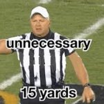 unnecessary NFL ref template