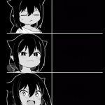 Jahy Happy reaction blank