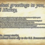 A New Year Message From The Opera Ghost | Fondest greetings to you,
Risë Hickey, Since you knew personally that the magic of my story had never left for good,
you & the Guardians of Light are hereby summoned to Europe for a grand masquerade in France & a medieval tournament in England which are both being held in celebration of the upcoming New Year,
at which time, the Angel of Music will bestow his blessing upon you & the mysterious Ultimate Lifeform whom both you & Team Sonic had allied with in your valiant battles against the dictatorial orange maniac to once again liberate the United States. I remain, young starlet, your personal secret ally to the U.S. Democratic Army,
O.G. | image tagged in old letter | made w/ Imgflip meme maker