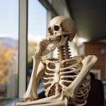 Waiting Skeleton