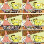 SpongeBobs 2024 and 2025 joke