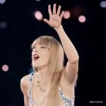 Taylor Swift waving GIF Template