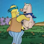 Homer Simpson & Pig