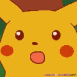 Surprised Pikachu version 2 template