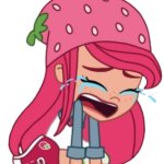 Strawberry Shortcake is crying