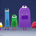 Storybots staring