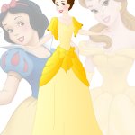 disney fusion: Belle and Snow White