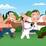 Joe and Cleveland stop Peter and Quagmire