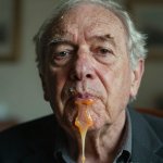 MAGAt orange goo on face JPP