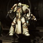 Hovering space marine