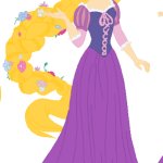 Rapunzel Wearing Braid With Flowers