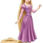 Rapunzel (Tangled) Wears a Purple flat shoes 2