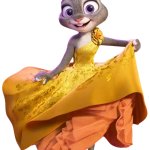 Judy Hopps wears her yellow dress