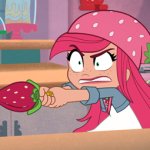 Strawberry Shortcake has a gun