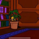 Mr. Burns Hiding