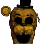 golden freddy head
