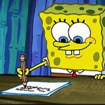 SpongeBob Writing