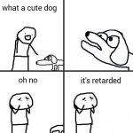 Oh no its retarded