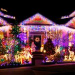 Super decorated Christmas house