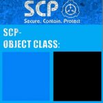 SCP-001 Label Empty