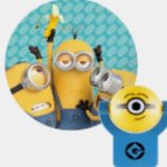 0.5-Watt Minions Projectable Plug In Light Sensing Intergrated