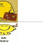 Angry Mr Happy Vs Mr Happy