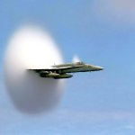 Aircraft breaks sound barrier