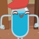 Hydro wearing a Paris hat