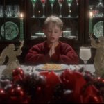 Home alone dinner scene