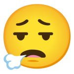 Face Exhaling Emoji Google 2020-2022