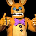 spring bonnie thumbs up