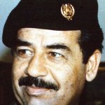 Saddam Hussein face