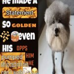 he made a statement goldfish crackers meme
