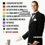 See if your allowed in. | YOUR FAVOURITE CREEPYPASTA | image tagged in see if your allowed in | made w/ Imgflip meme maker