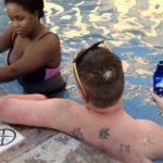 Pool bragging to chick