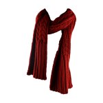 Red clothing scarf