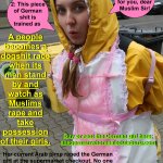 German piece of shit Morona Pigleta for Muslim use only