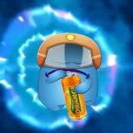 Future Buddy Drinking Soda GIF Template