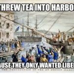 Boston tea party