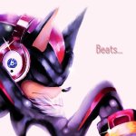 Shadow The Hedgehog listening to music