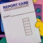 Report card