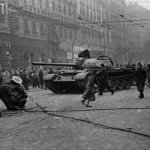 Soviet Tanks in Budapest 1956