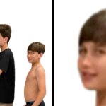 Brothers arguing while I smile meme